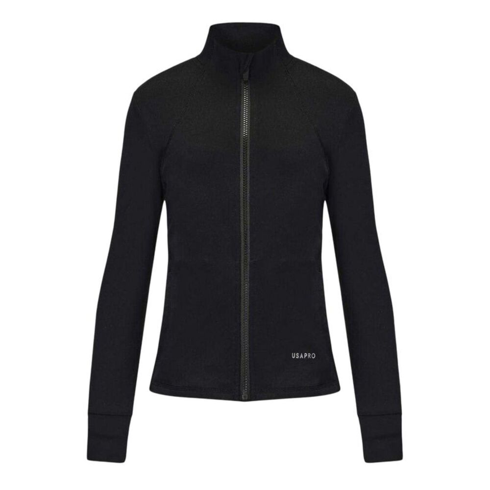 USA Pro Childrens/Kids Athletic Training Jacket / Black